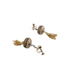 Vintage Tassel Screw Back Earrings (A3755)