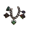 Vintage Etruscan Charm Bracelet (A3654)