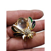 Vintage Cute Jelly Belly Style Enamel Bee Fly Brooch (A1975)