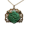 Vintage Peking Glass & Enamel Necklace (A2296)