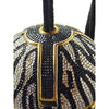 Rare Collector Judith Leiber Zebra Crystal Sphere Minaudiere (A1477)