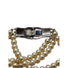 Vintage Beautiful Classic 40s Rhinestone Triple Strand Bracelet (A1478)