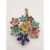 Vintage Exceptional Jeweled Flower Bouquet Brooch (A495)