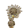 Vintage Signed Vendome Crystal Rhinestone Dangling Brooch (A3554)