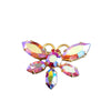 Vintage Signed Austria AB Rhinestone Butterfly Brooch (A1706)