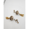 Vintage Tassel Screw Back Earrings (A3755)