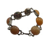 Vintage Domed Glass Cab Bracelet (A3510)