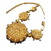 Vintage Spectacular Domed Dimensional Cosmic Blingy Necklace (A3702)