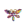 Vintage Signed Austria AB Rhinestone Butterfly Brooch (A1706)