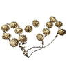 Vintage Possibly Czech Blingy Rhinestone & Brass Parure (A3809)