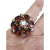 Vintage Rhinestone Adjustable Ring (A3724)