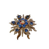 Vintage Rhinestone Starburst Brooch (A3673)