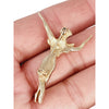 Vintage Attributed to Boucher Pat 159585 Male Ballerina Dancer Brooch (A610)