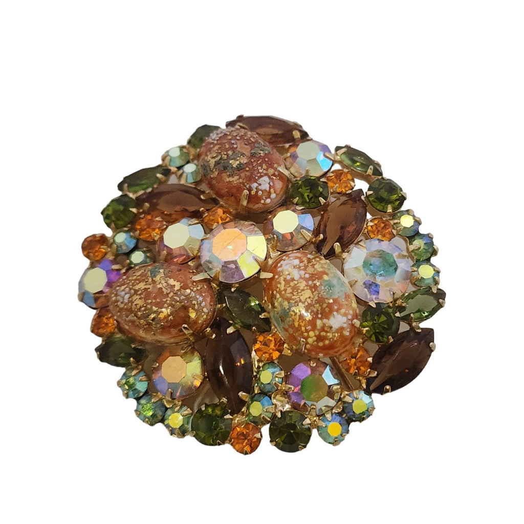 Vintage Verified Juliana Easter Egg Rhinestone Brooch (A3855)