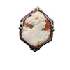 Sterling Silver Cameo Estate Brooch Pin (A5054)