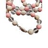 Vintage Glass & Semi Precious Stone Necklace With Fancy Clasp (A3870)