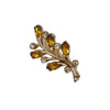 Vintage Well-Made Rhinestone Brooch (A3617)