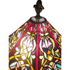 Slag Glass And Metal Decorative Lamp