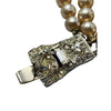 Vintage Beautiful Classic 40s Rhinestone Triple Strand Bracelet (A1478)