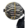 Rare Collector Judith Leiber Zebra Crystal Sphere Minaudiere (A1477)