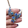 Vintage Stunning Ab Austria Rhinestone Necklace (A2599)