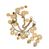 Vintage 80s Matte Gold Coin Parure (A1995)