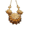 Vintage Spectacular Domed Dimensional Cosmic Blingy Necklace (A3702)