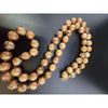 Vintage Stone Hand Knotted Beaded Necklace (A6296)