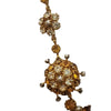 Vintage Spectacular Domed Dimensional Cosmic Blingy Necklace (A3702)