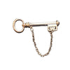 Vintage Signed Givenchy Key And Chain Brooch (A6506)