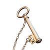 Vintage Signed Givenchy Key And Chain Brooch (A6506)