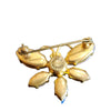 Vintage Signed Austria AB Rhinestone Butterfly Brooch (A1706)