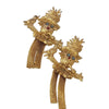 Vintage Pair of Scarecrow Scatter Pins - Set of 2 (A4470)