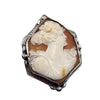 Sterling Silver Cameo Estate Brooch Pin (A5054)