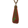 Vintage Egyptian Revival Neiger Style Czech Pendant Necklace (A3365)