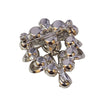 Vintage Weiss Signed Dimensional Sparkling Rhinestone Brooch (A4475)