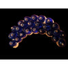 Beautiful Vintage Czechoslovakia Glass Beaded Crescent Shaped Brooch (A5605)