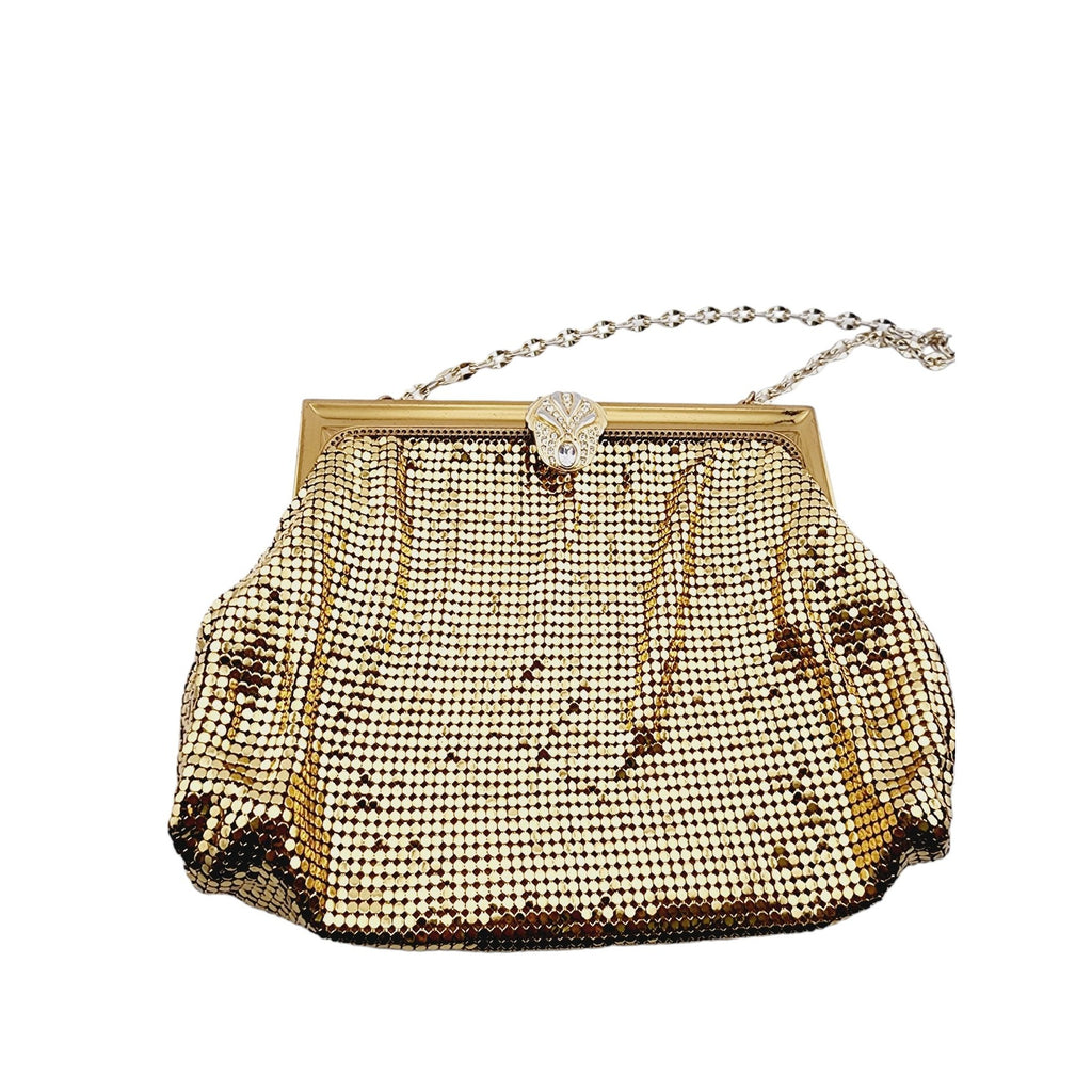 Vintage Whiting And Davis Mesh And Rhinestone Bag (6/20)