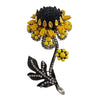 Stunning VRBA Massive Sunflower Brooch (A5860)