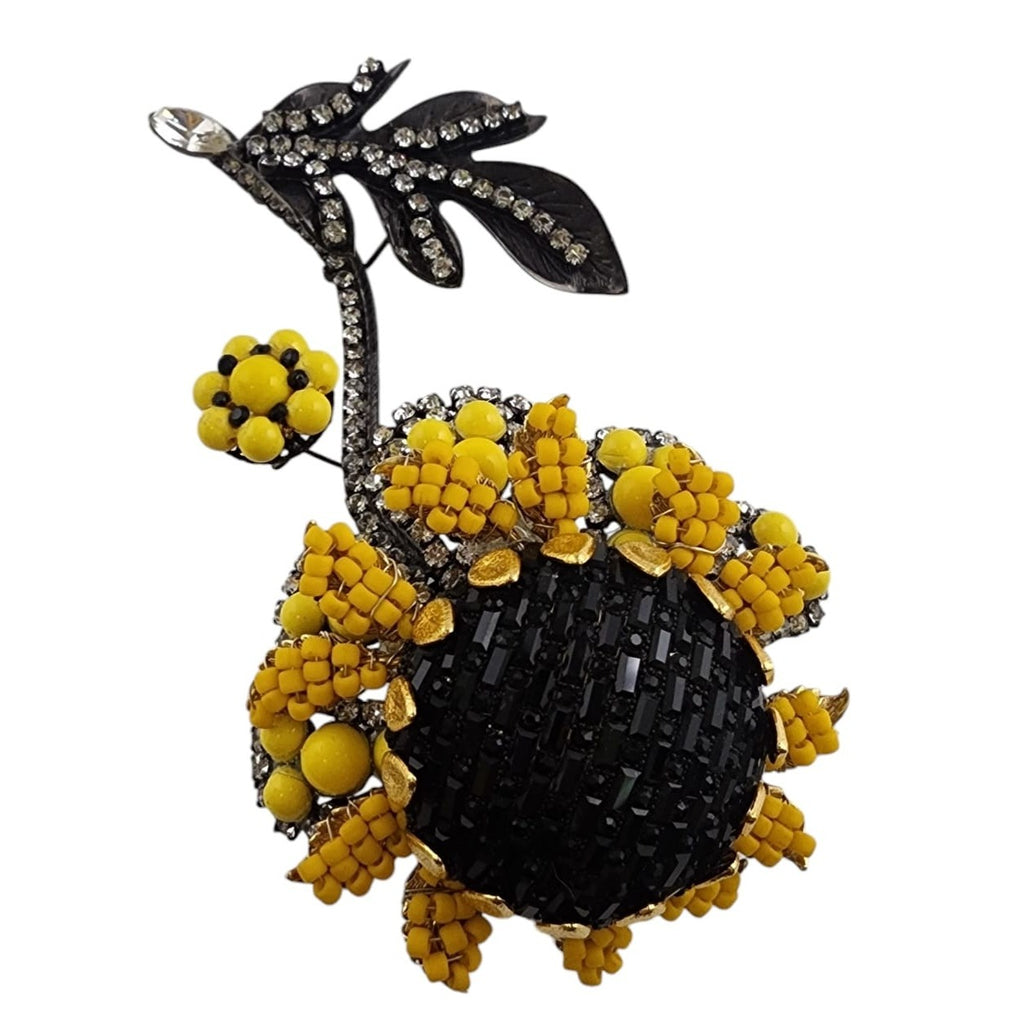 Stunning VRBA Massive Sunflower Brooch (A5860)