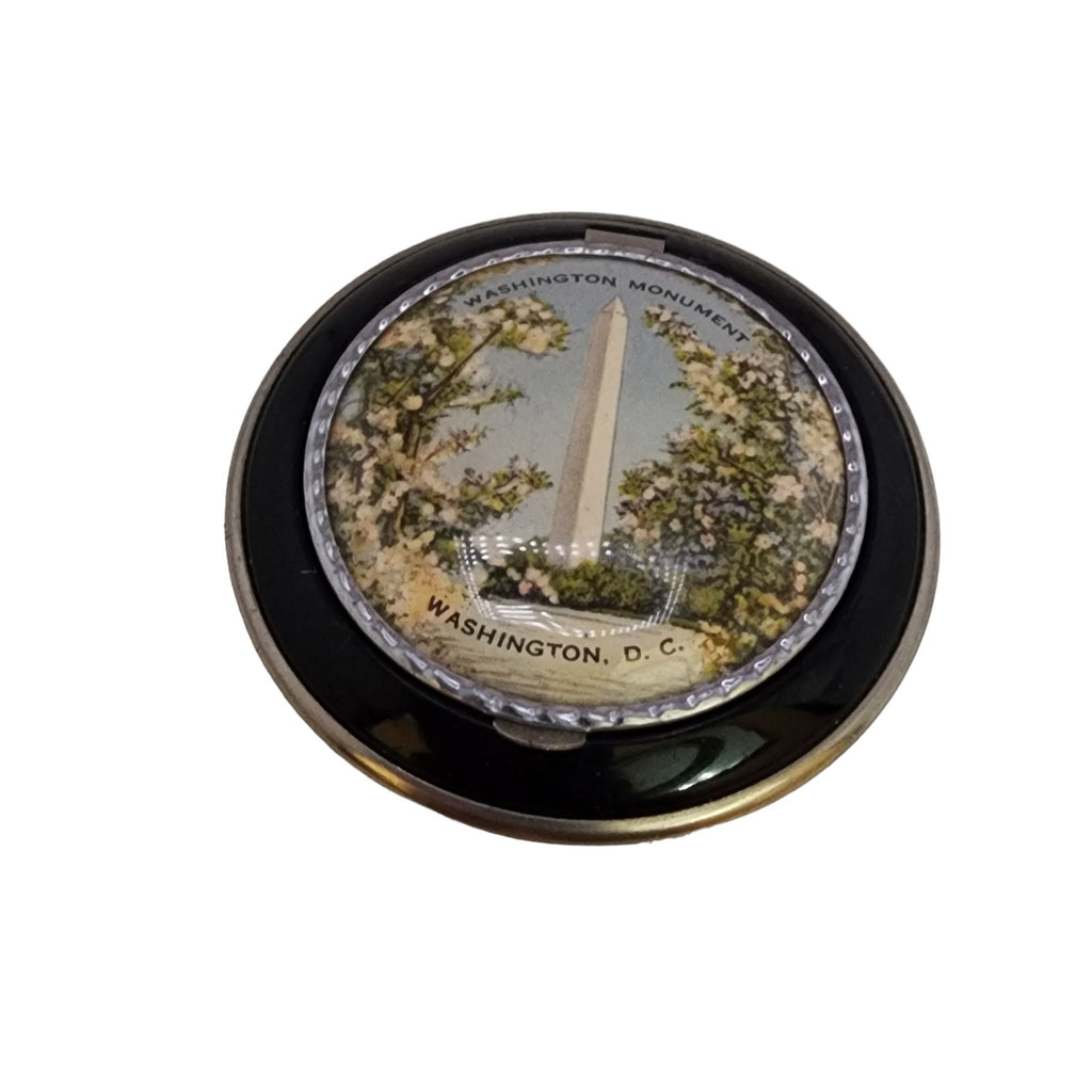 Vintage Washington Monument Compact With Powder (A5339)