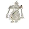 Vintage 1930s Attributed to Dujay Jill Water Carrier Pot Metal Brooch (A608)