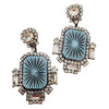 Stunning Moans Couture Glass and Rhinestone Earrings (A4564)