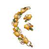 Vintage Fruit Salad Bracelet Earrings Set (A3700)