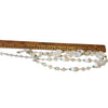 Vintage Double Strand Glass & Crystal Necklace Japan (A2228)