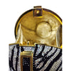 Rare Collector Judith Leiber Zebra Crystal Sphere Minaudiere (A1477)