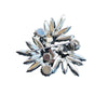 Vintage Rhinestone Layered Brooch (A4085)