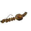 Antique Fabulous Signed Czech Glass Bracelet (A3885)