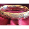 Antique Initialed Beautifully Detailed Gold Filled Bangle Bracelet (A4103)