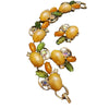 Vintage Fruit Salad Bracelet Earrings Set (A3700)